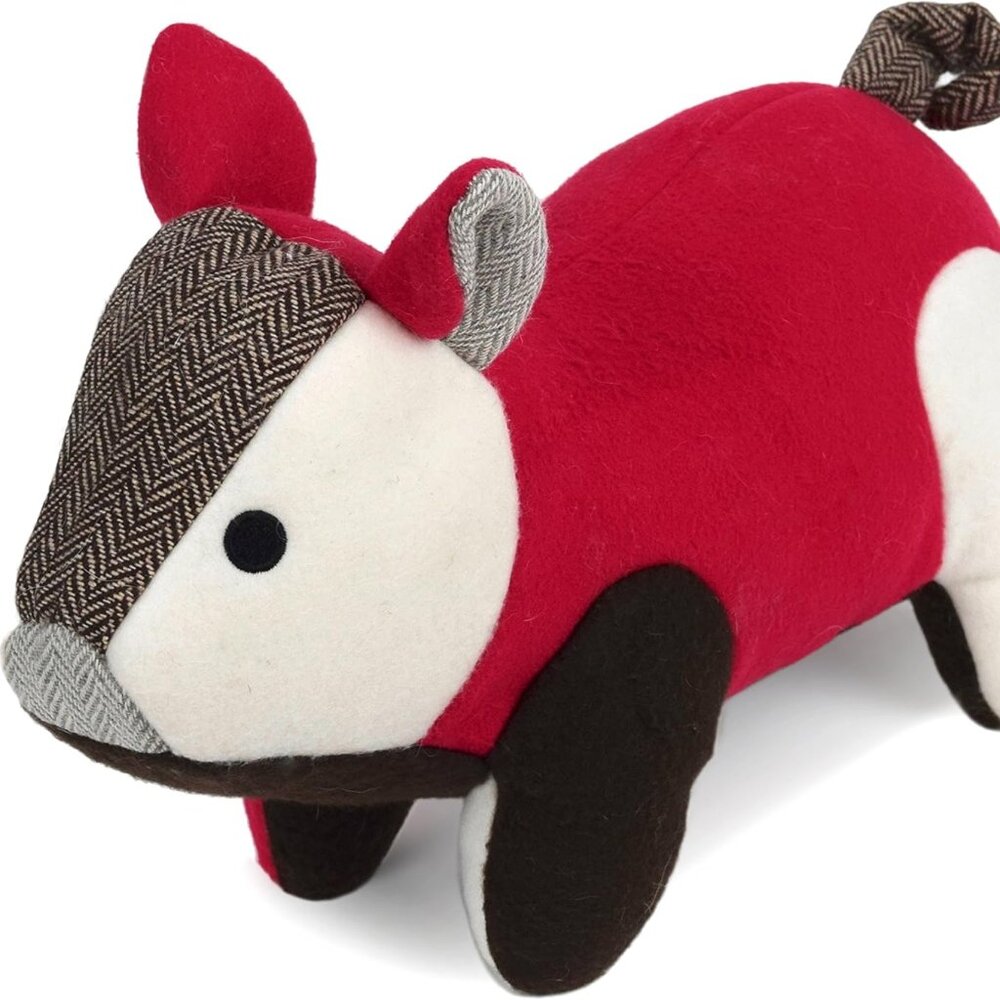 Martha Stewart Fleece Pig Bonded Mesh Dog Toy for Moderate Chewers